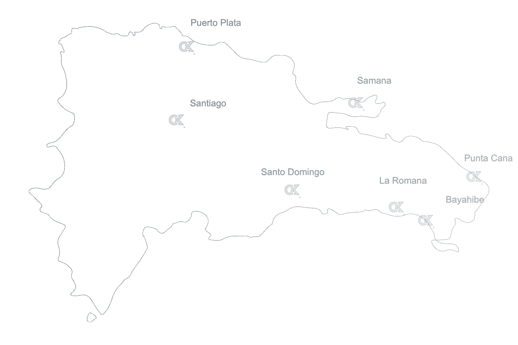 Dominican Republic Map