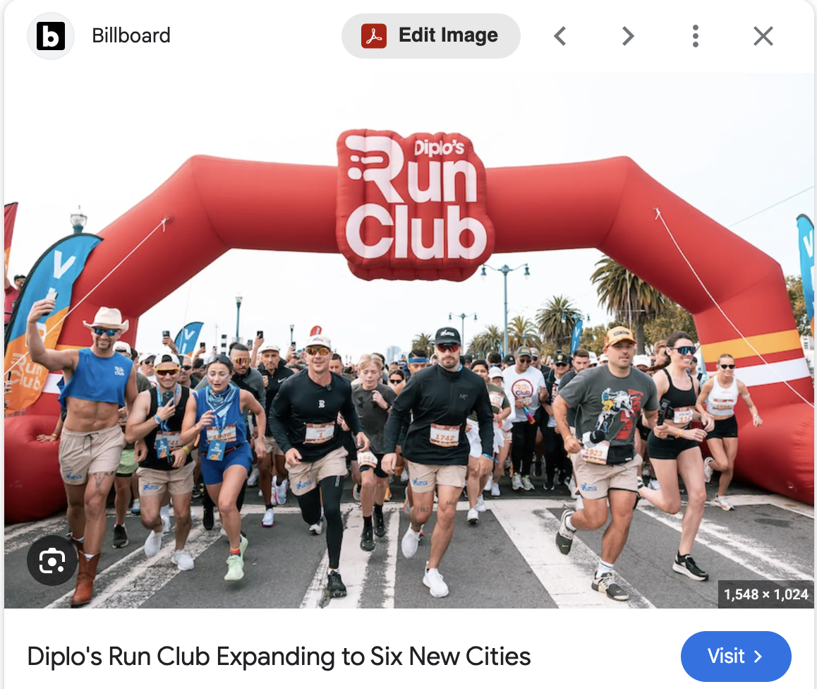 Diplo Run Club Expanding