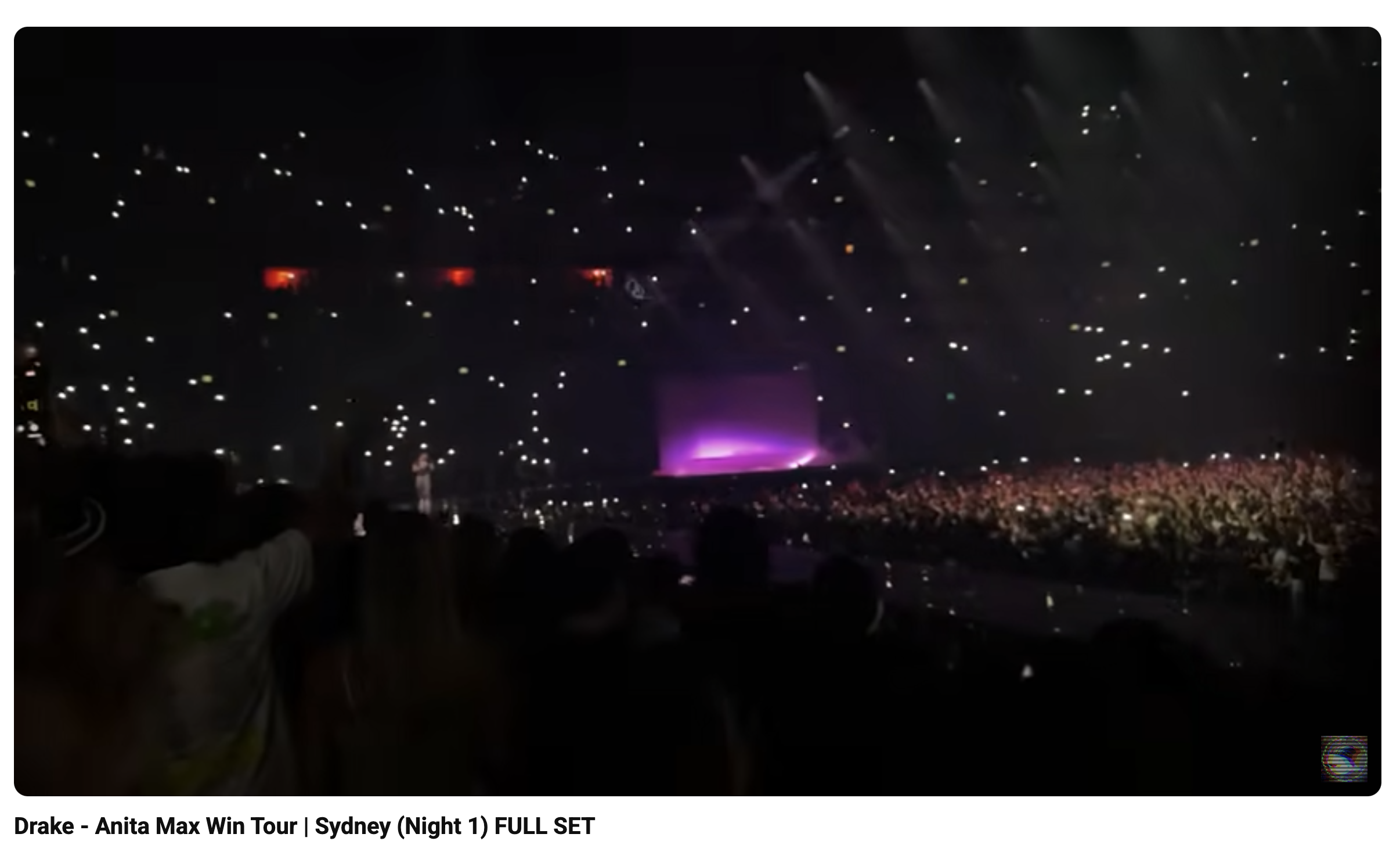 Drake 2025 Australia Tour
